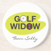 Golf Widow Badge van Honor gepersonaliseerd
