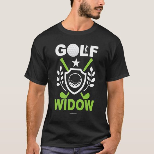 Golf Widow Funn T-shirt (Voorkant)