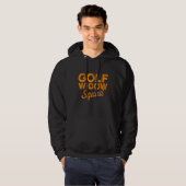 Golf Widow Wife Squad Golfer Golfing 1 Hoodie (Voorkant volledig)