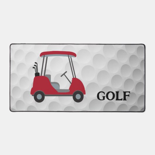 Golf Winkelwagen Design Desk Mat (Voorkant)