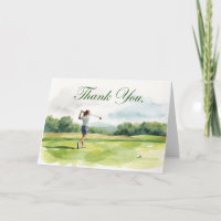 Golf Woman golfer is aan het golfen op een golfbaa