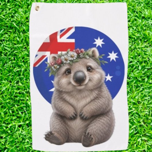 Golf Wombat Un petit morceau d'Australie Serviette de g