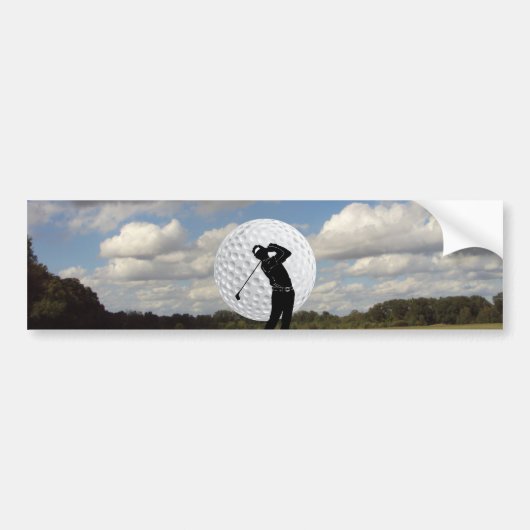 Golf World Bumpersticker (Voorkant)