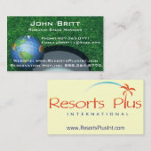 GOLF WORLD VISITEKAARTJE (Voorkant / Achterkant)