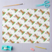 Golf Yellow Labrador Retriever (geel 5) Dog - Cute Tissuepapier (Craft)