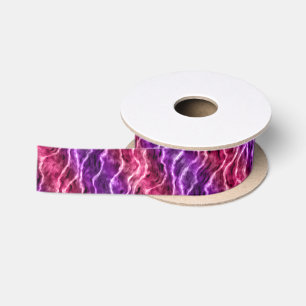 golfachtige golven - verloop roze : lint