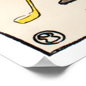  Golfafdrukken van 1900 Poster (Hoek)