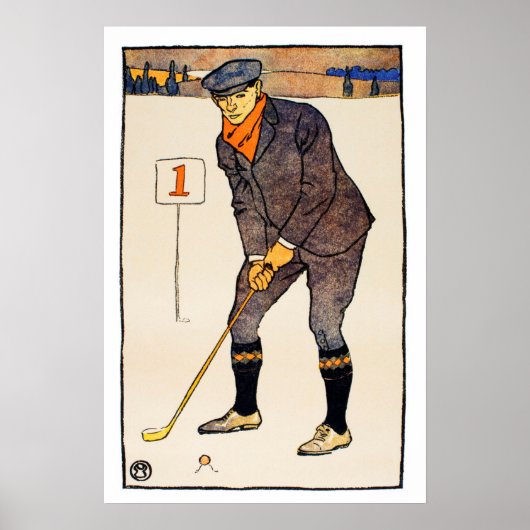  Golfafdrukken van 1900 Poster (Voorkant)
