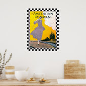  Golfafdrukken van 1917 Poster (Keuken)