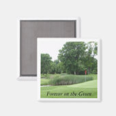 Golfbaan2 Magneet, Forever on the Green Magneet (Voorkant / Achterkant)