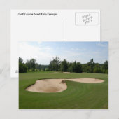 golfbaan briefkaart (Voorkant / Achterkant)