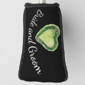Golfbaan hartvorm golfheadcover (Draai 90)