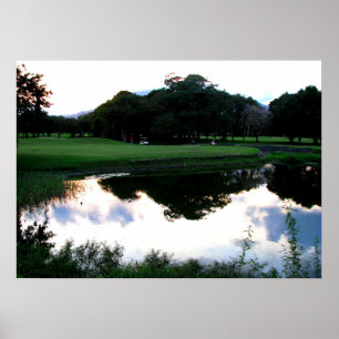 Golfbaan in de Dominicaanse Republiek Poster