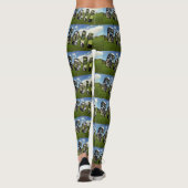Golfbaan Logo Dames Full Print Leggings (Achterkant)
