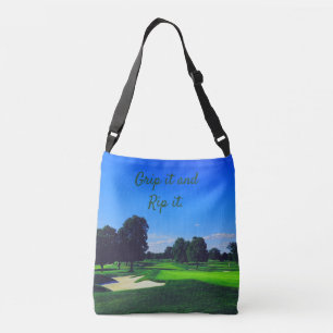 Golfbaan Pak het en ruk het Crossbody Tas