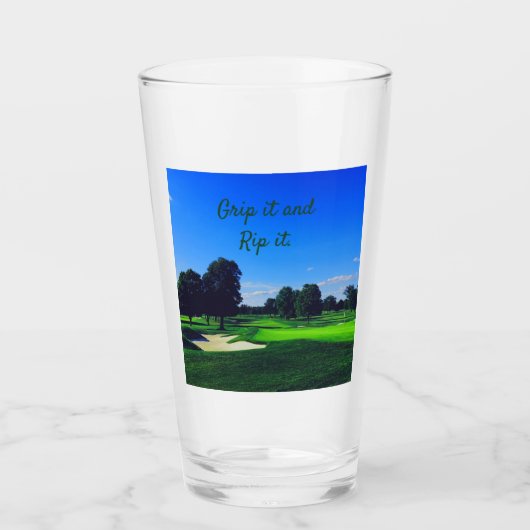 Golfbaan Pak het en ruk het Glas (Voorkant)