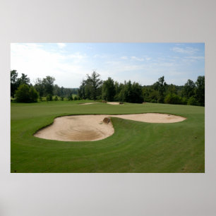 golfbaan poster