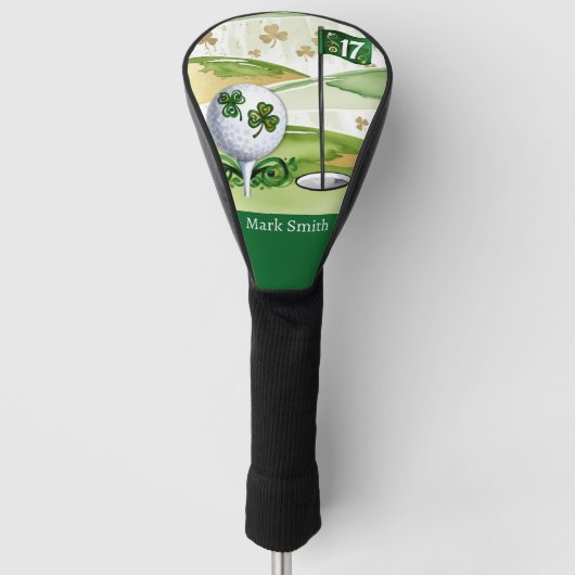 Golfbaan St. Patrick's Day Golfheadcover (Voorkant)