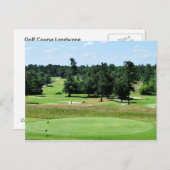 Golfbaanlandschap Briefkaart (Voorkant / Achterkant)