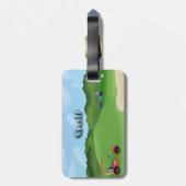 GolfBagagelabel Bagagelabel (Achterkant verticaal)