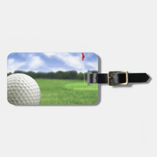 Golfbal 4 bagagelabel