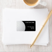 Golfbal Adresetiketten Etiket (Insitu)