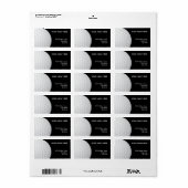 Golfbal Adresetiketten Etiket (Full Sheet)