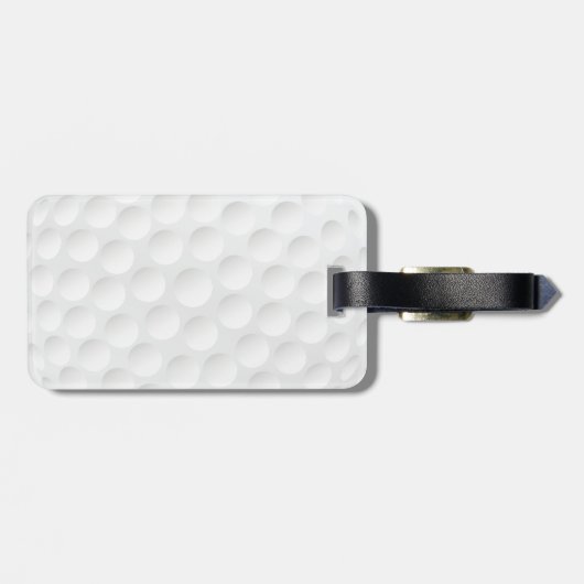 golfbal bagagelabel (Achterkant horizontaal)