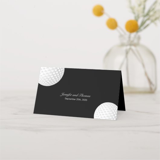 Golfbal Elegante formele bruiloft (Achterkant)