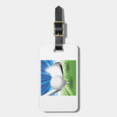 Golfbal en T-shirt Bagagelabels (Voorkant verticaal)