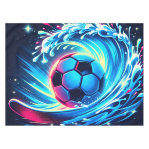 Golfbal Futuristische Oceaan Voetbal Surf Tafelkleed