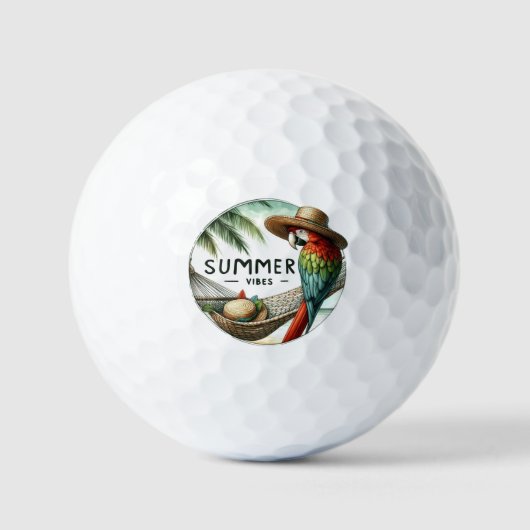 golfbal golfballen (Voorkant)