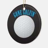 Golfbal ⛳🎁 Gone Golfing Golfer Keramisch Ornament (Links)