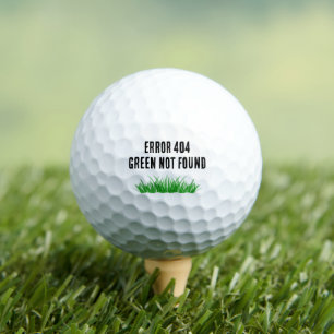 Golfbal "groen niet gevonden" Golfer Gift Grappig Golfballen