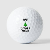 Golfbal "Is dat een boom" Golfer Gift Grappig Golfballen (Voorkant)
