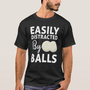 Golfbal is gemakkelijk verstoord door de Humor Gol T-shirt