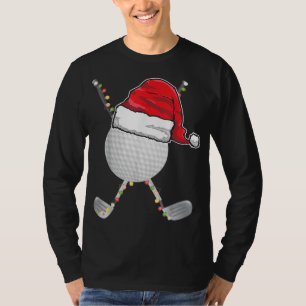 Golfbal kerstkerstkerstkerstman — Funny Xmas Golfe T-shirt