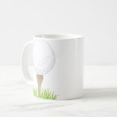 golfbal koffiemok (Voorkant links)