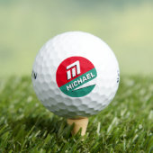 Golfbal met aangepaste naam Golf Balls Golfballen (Insitu Shirt)