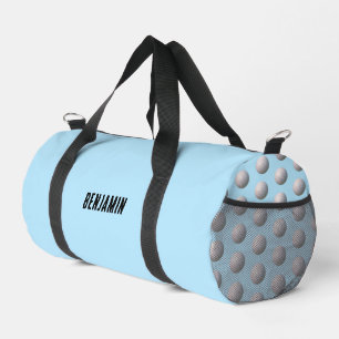Golfbal met kuiltjes gepersonaliseerd plunjezak