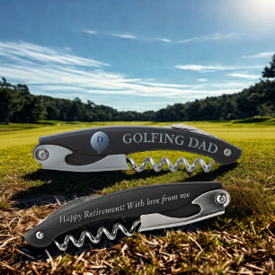 Golfbal Monogram Kurkentrekker van de ober