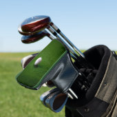 Golfbal op een groen oppervlak Putter Golf Head Co Golfheadcover (Insitu)