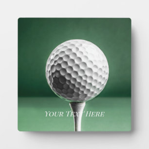 Golfbal op T-shirt Fotoplaat