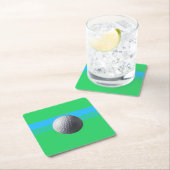 Golfbal papier onderzetters (Insitu)