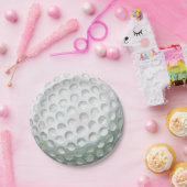 golfbal papieren bordje (Feest)