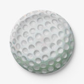 golfbal papieren bordje (Voorkant)