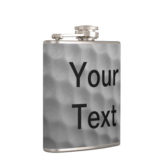 Golfbal past Persoonlijke de Kleur van de Doopvont Heupfles (Rechts)