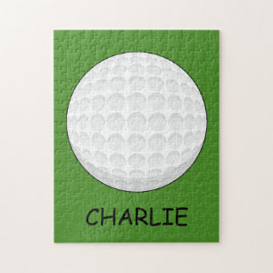 Golfbal personaliseren legpuzzel