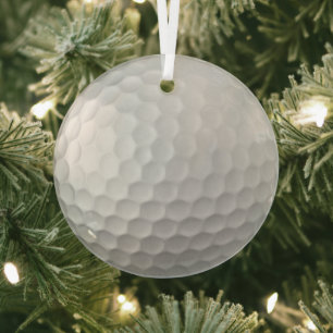 Golfbal Putjes Glas Ornament