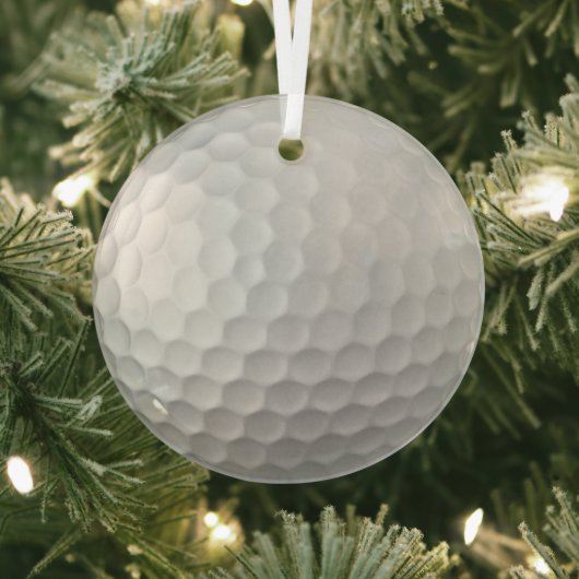 Golfbal Putjes Glas Ornament (Insitu)